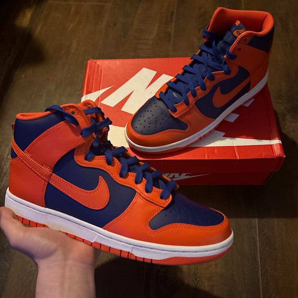 “Knicks” Nike high dunks